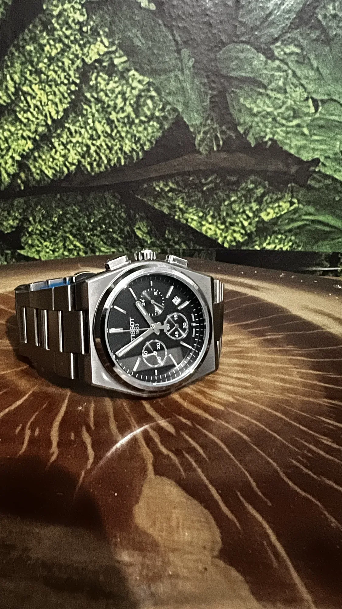 Relógio Tissot Masculino em Aço com Mostrador Preto
