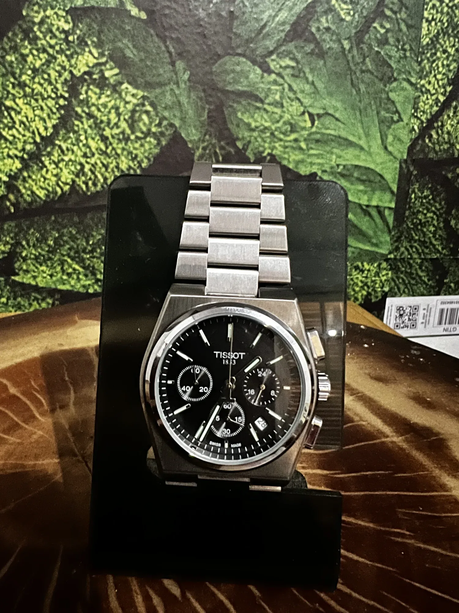 Relógio Tissot Masculino em Aço com Mostrador Preto