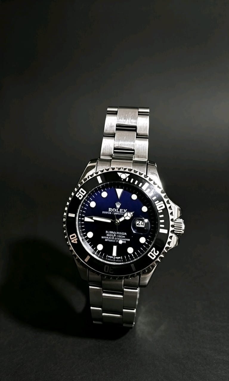 Relógio Rolex Submariner Azul em Aço