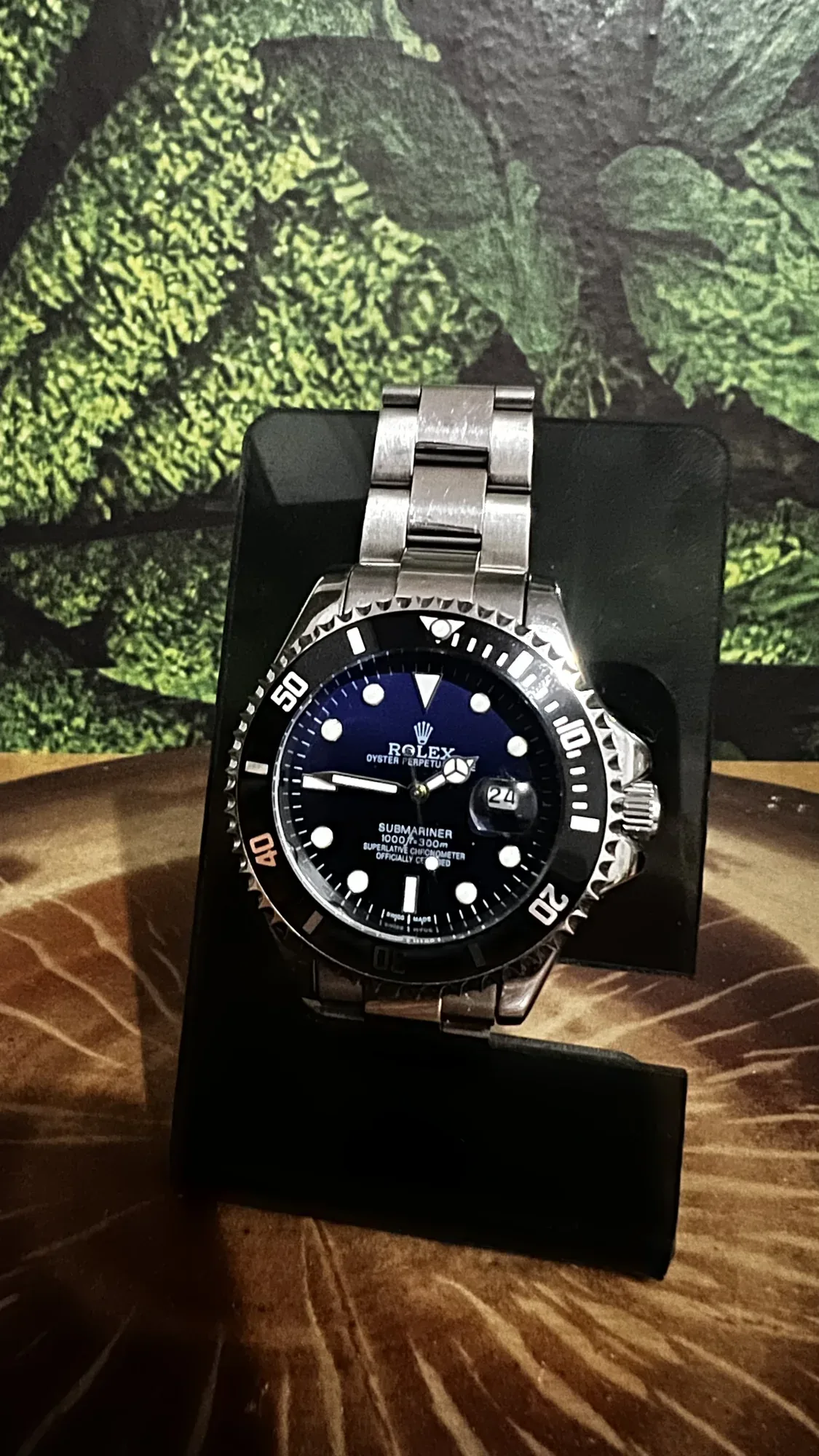 Relógio Rolex Submariner Azul em Aço