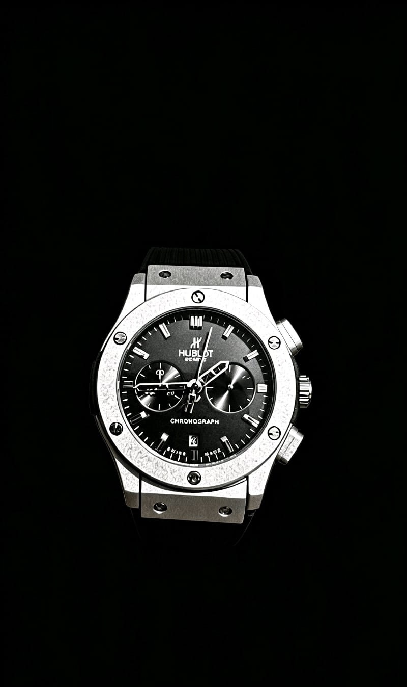 Relógio Hublot Masculino com Design Robusto e Subdials