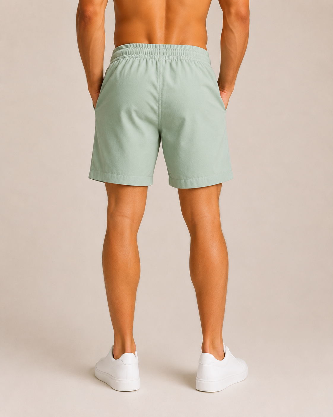 Short Masculino de Linho Premium com Cós Elástico