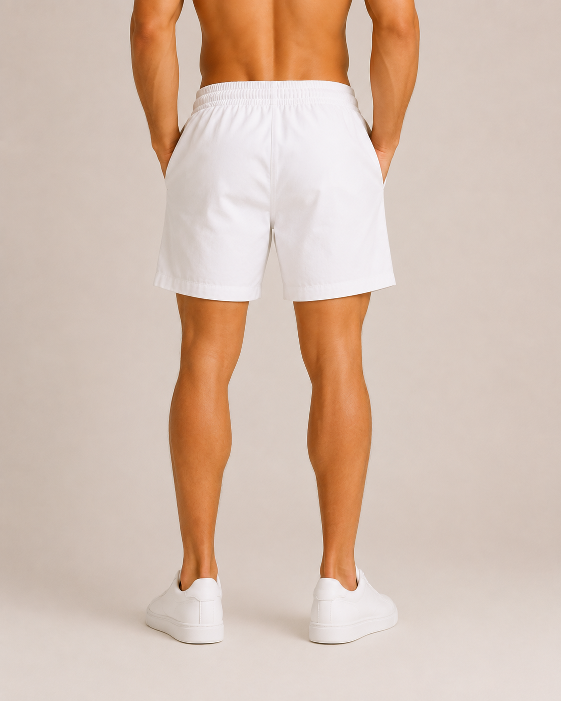 Short Masculino de Linho Premium com Cós Elástico