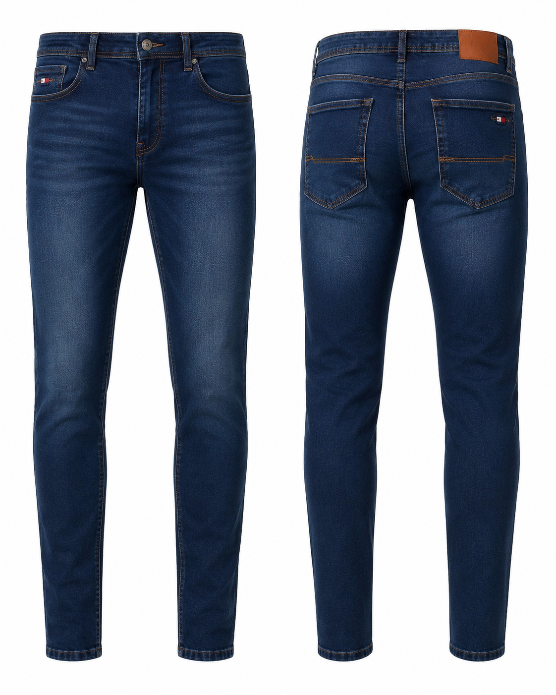 Calça Jeans Masculina Tommy Hilfiger Azul Escuro Slim OP35-MED