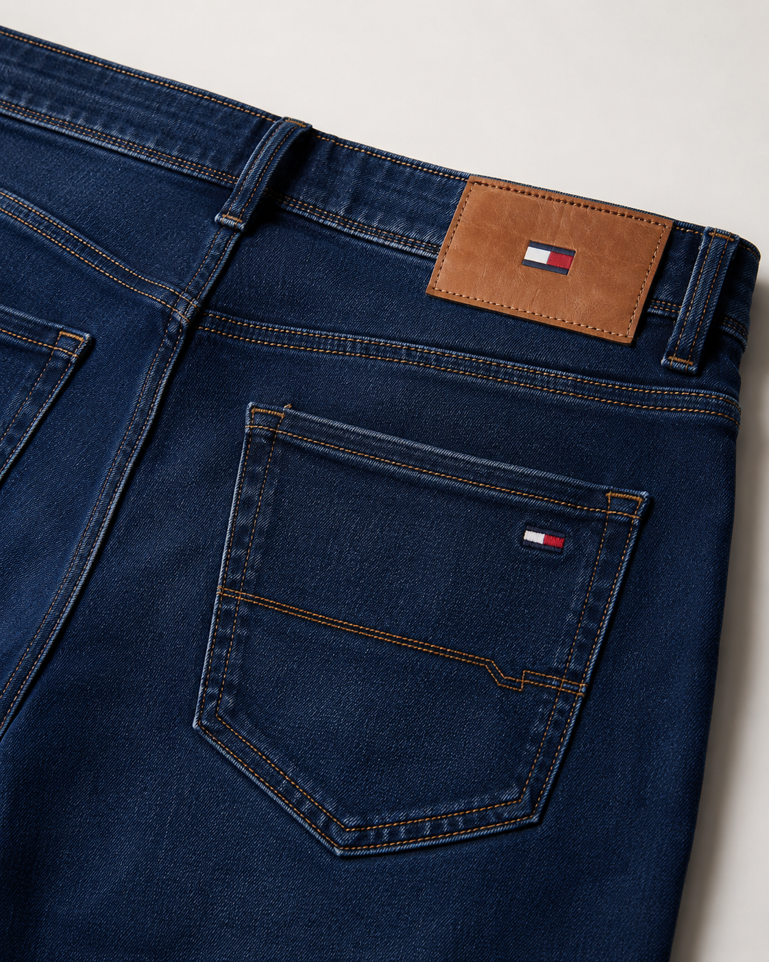 Calça Jeans Masculina Tommy Hilfiger Azul Escuro Slim OP35-MED