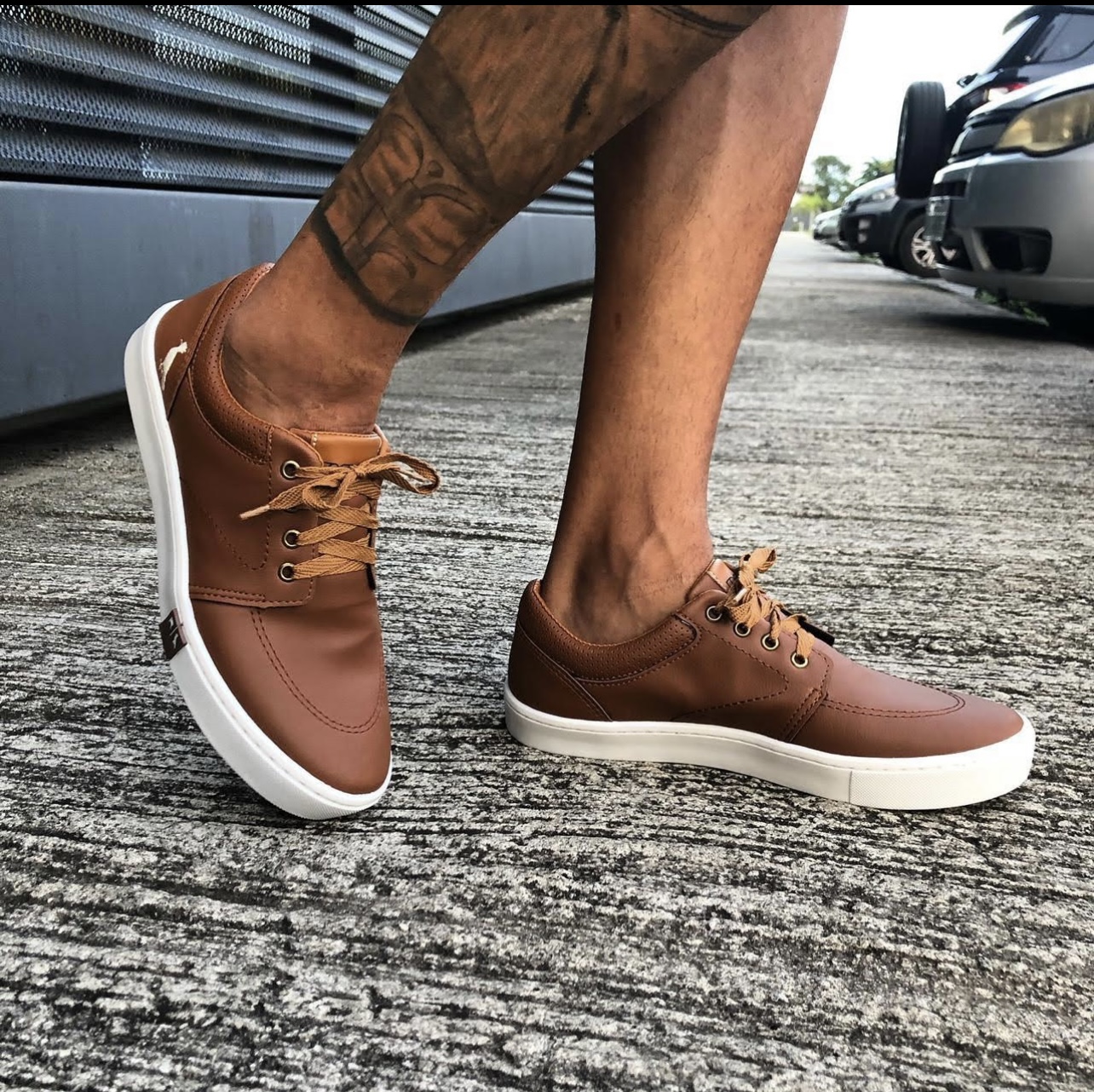 Tênis Reserva Masculino Casual Caramelo