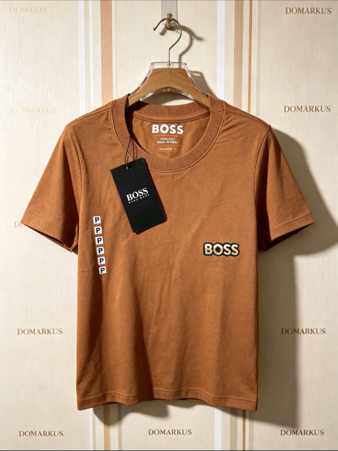 Camiseta Masculina Malha Peruana Premium