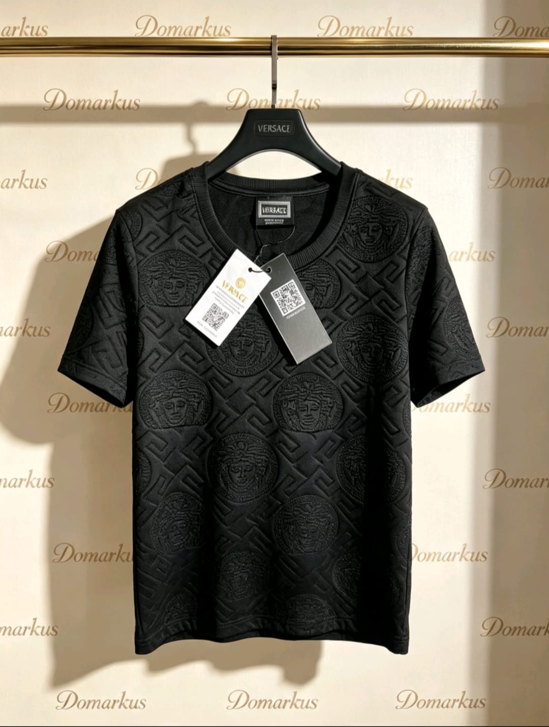 Camiseta Masculina Malha Jacquard Premium Texturizada