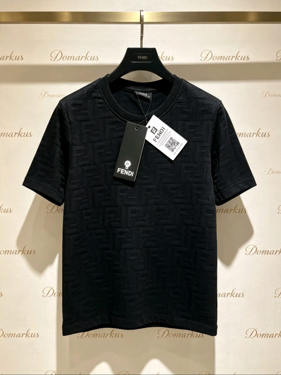 Camiseta Masculina Malha Jacquard Premium Texturizada