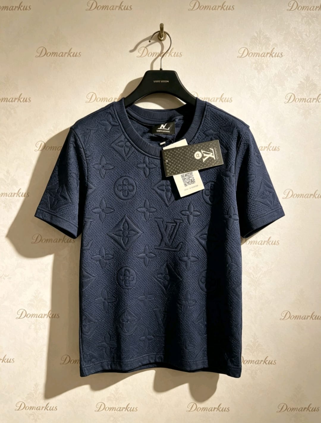 Camiseta Masculina Malha Jacquard Premium Texturizada