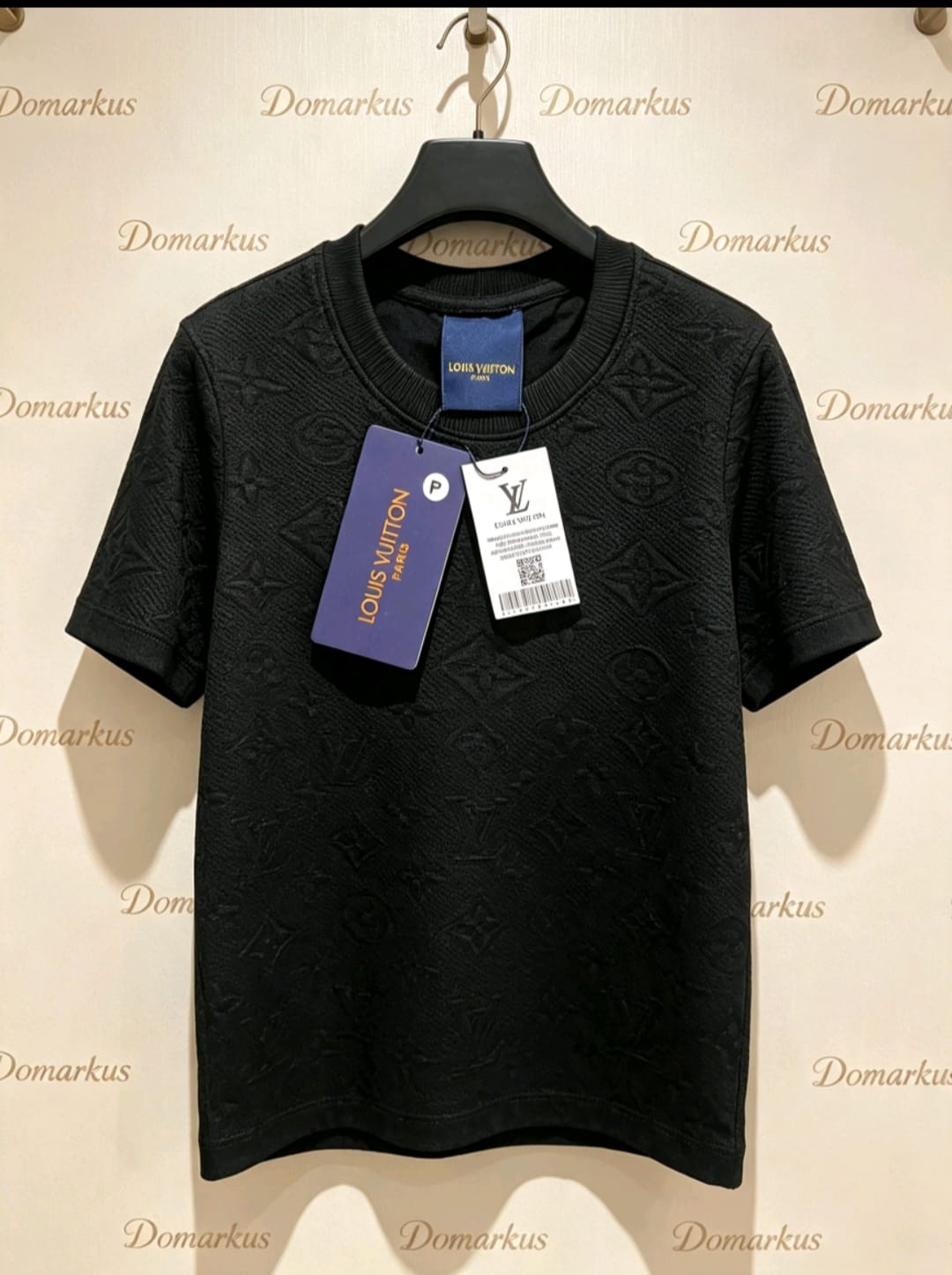 Camiseta Masculina Malha Jacquard Premium Texturizada